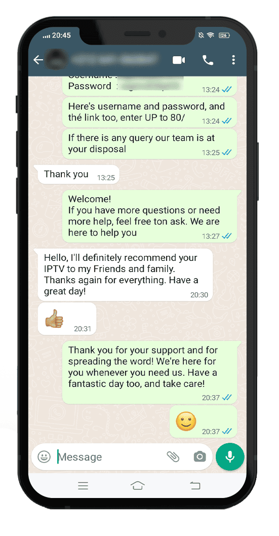 Happy tivimate subscription customer WhatsApp review UK